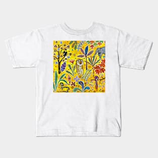 Tiger in the jungle Kids T-Shirt